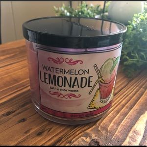 NWT Bath & Bodyworks Candle Watermelon Lemonade